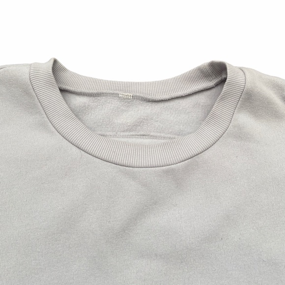 ALO Yoga Hook Up Dove Grey Sweater Sweatshirt - Picture 5 of 13